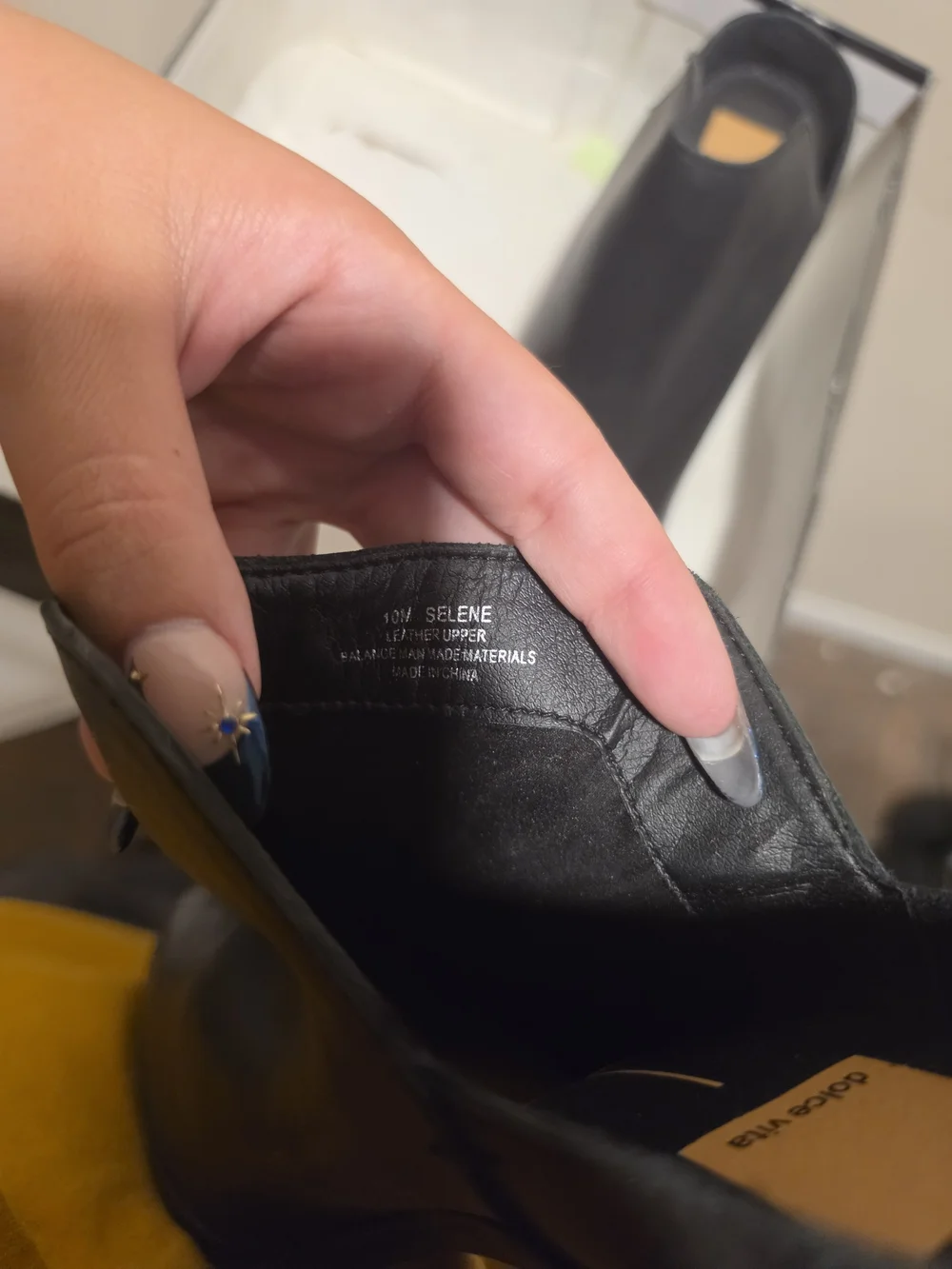 Dolce Vita Men's Black Slip-On Leather Shoes